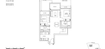 PineTree-Hill-Floor-Plan-2-Bed-Premium-Study-Type-2BPS1